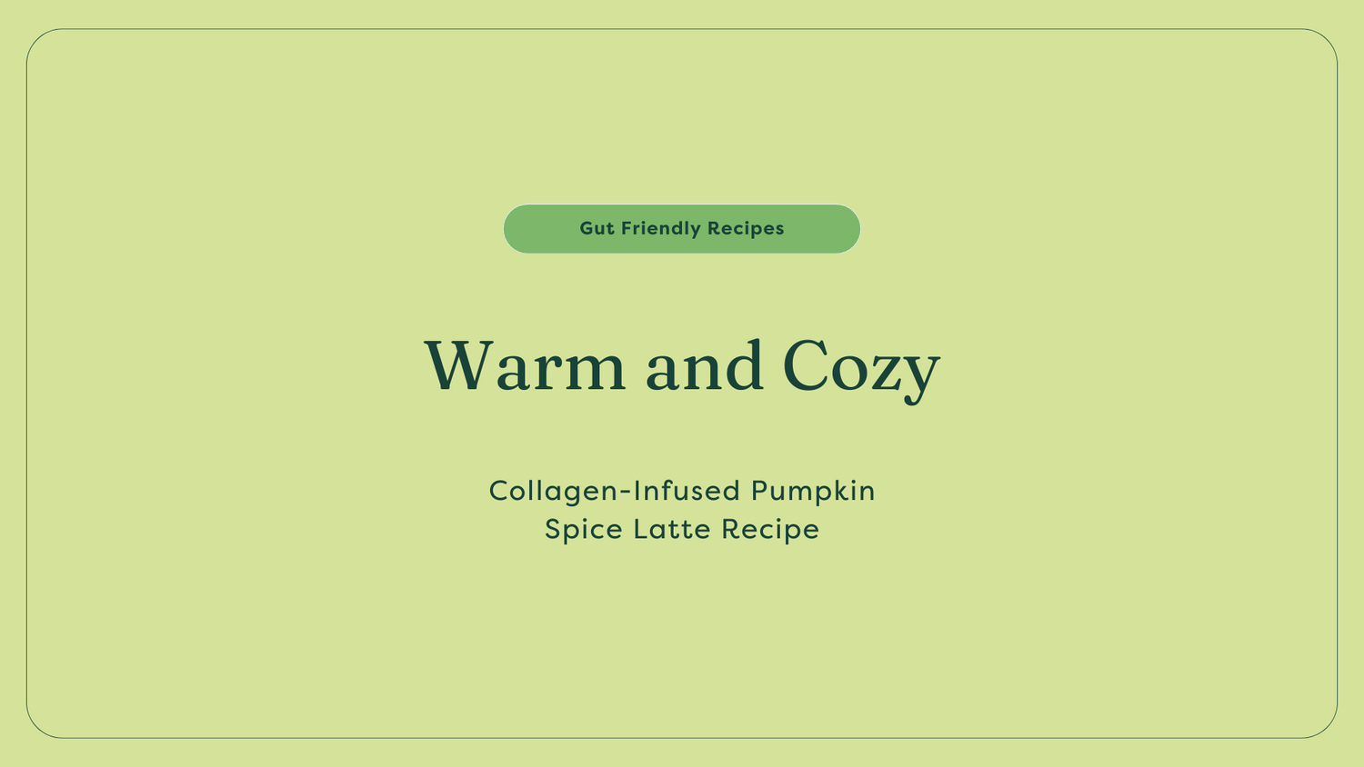 collegen infused pumpkin spice latte