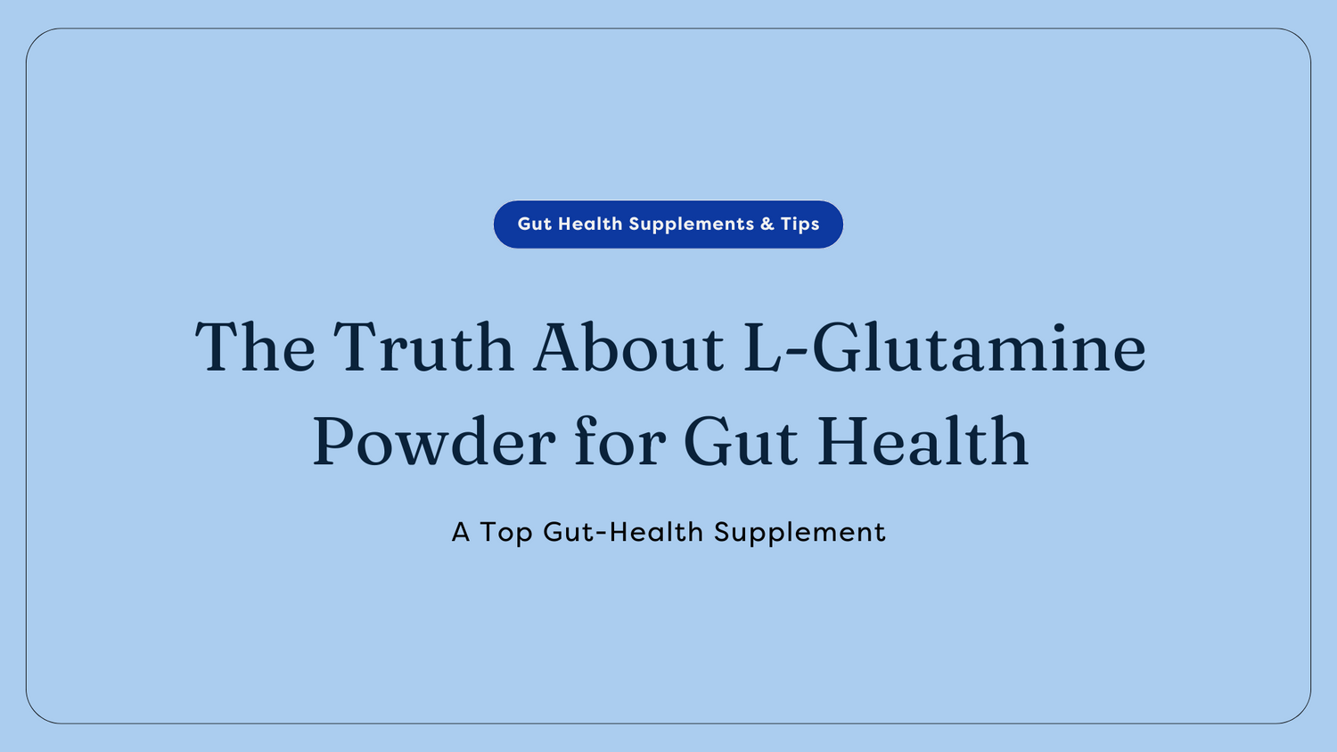 drinking L-glutamine for acid reflux