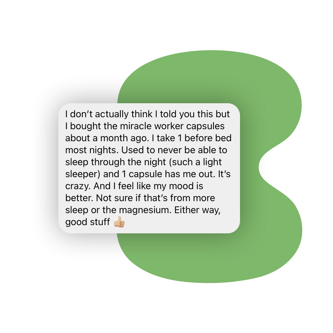 The Miracle Worker Magnesium Powder Sample