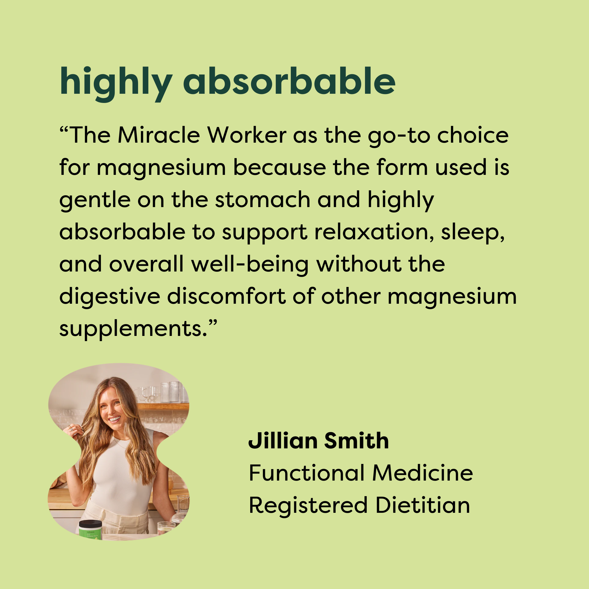 FREE Miracle Worker Magnesium Powder Sample