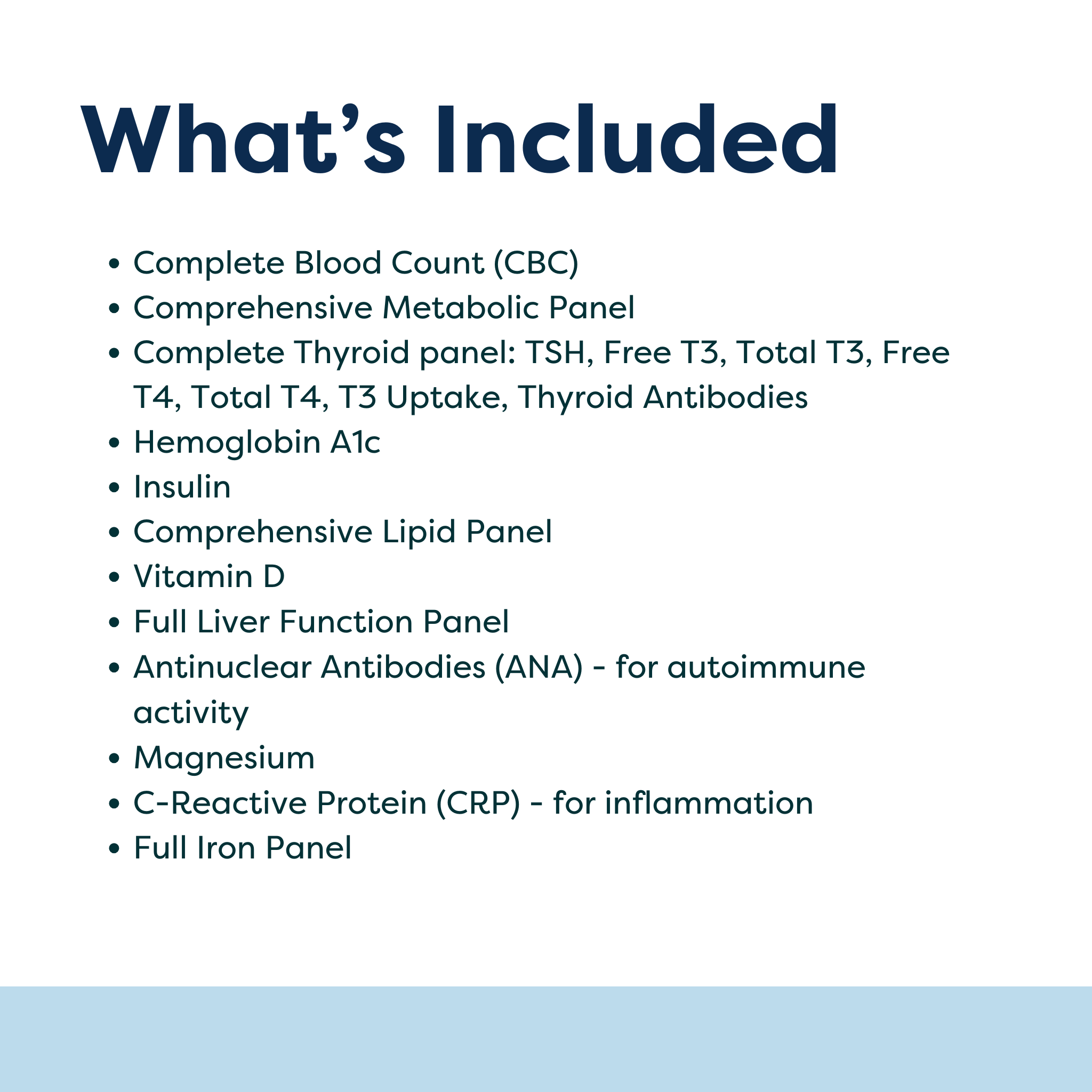 Comprehensive Functional Bloodwork
