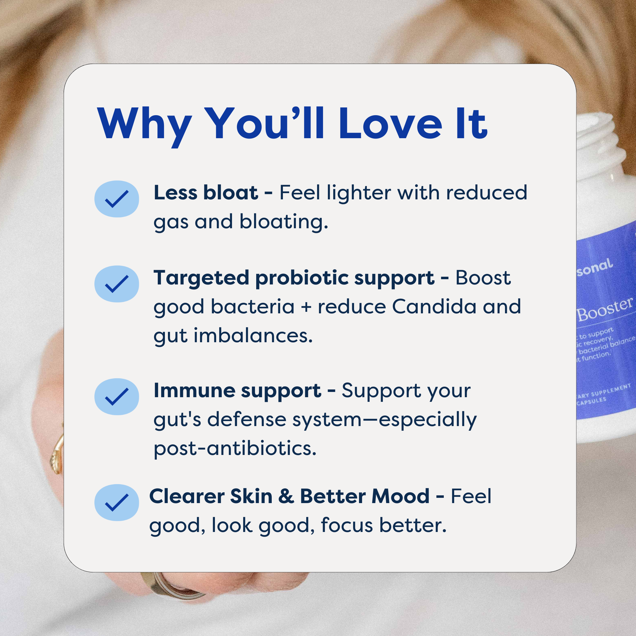 The Booster: Targeted Probiotic