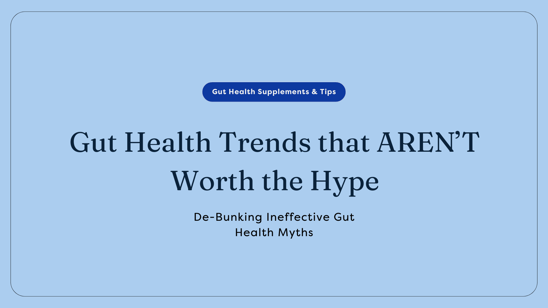 gut health trends