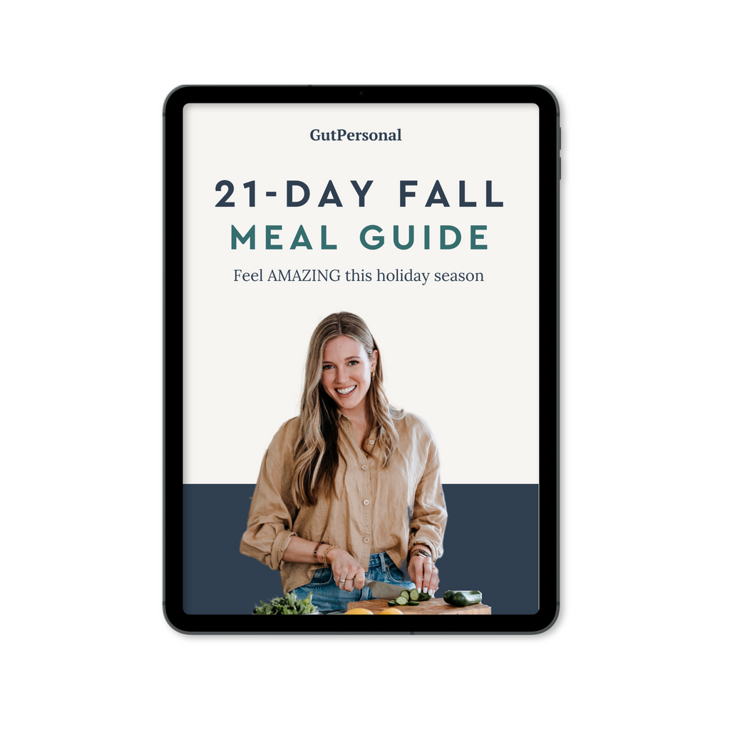 A photo of the 21-day fall meal guide cover