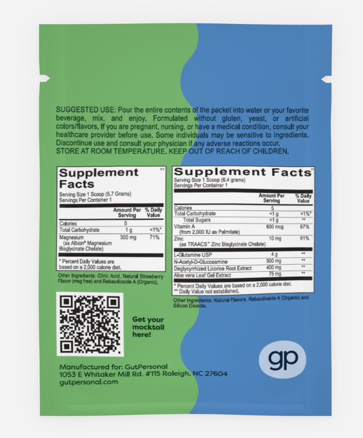 Gut + Sleep Mocktail Sample